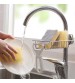 Stainless Steel Kitchen Faucet Sponge Holder Sink Organizer Creative Drainer Storage Rack Adjustable Kitchen Tools